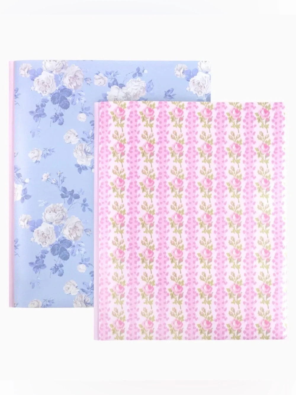 LoveShackFancy Everblooming Rosettes & Blooming Poly Prong Folder Set of 2 💐🌸🌼